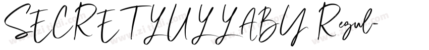 SECRETLULLABY Regul字体转换 SECRETLULLABY Regul字体转换